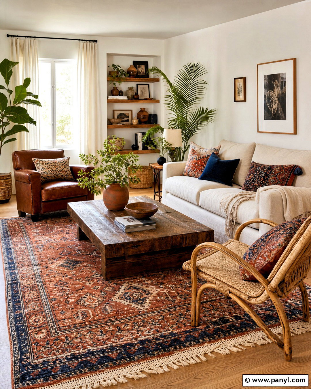 Modern Boho Living Room - 20 modern living room decor ideas