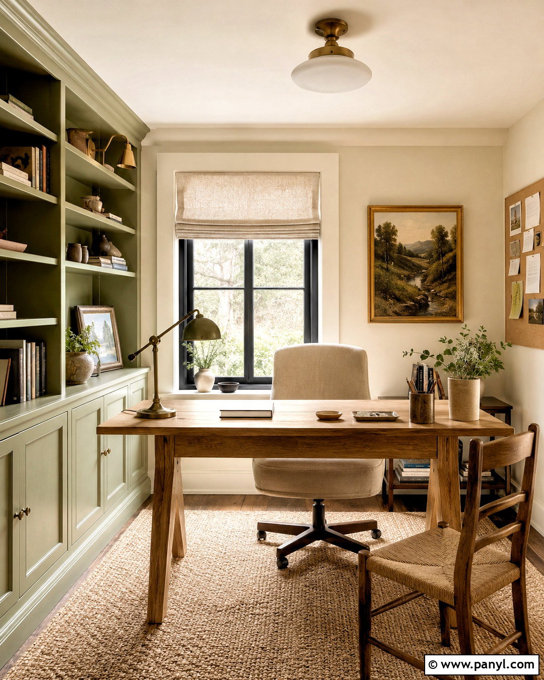 Modern Cottage Home Office - 20 modern cottage interior ideas