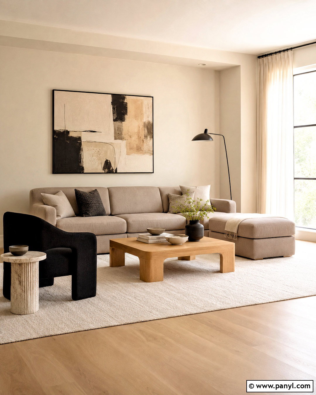 Modern Cream Living Room - 20 cream paint living room ideas