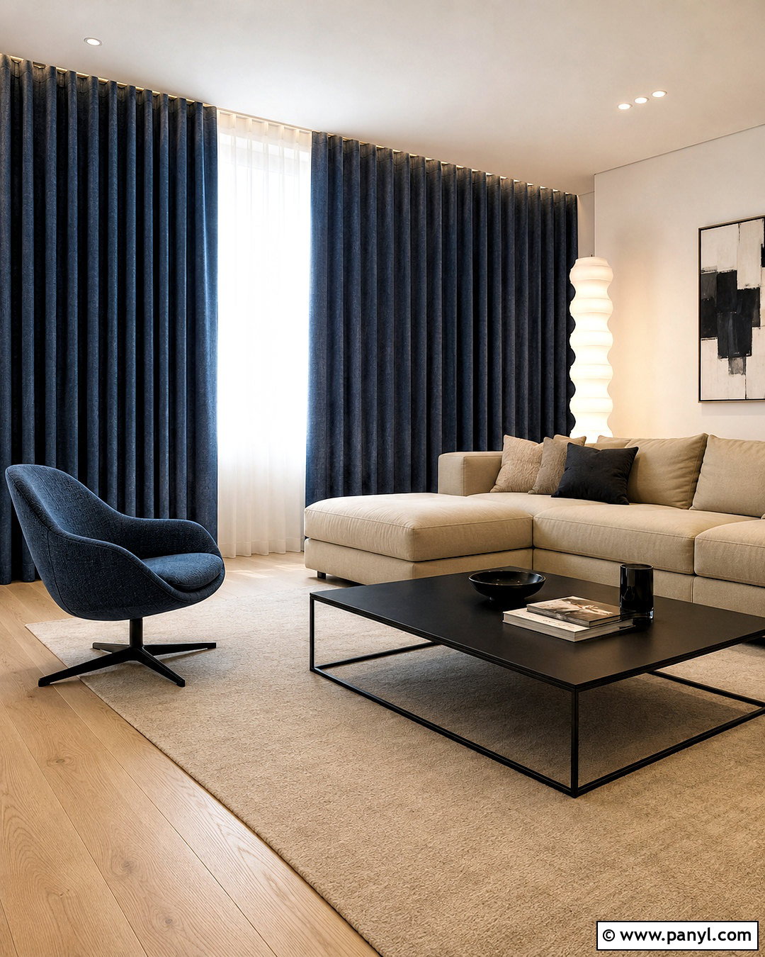 Modern Denim Curtains - 20 denim curtains