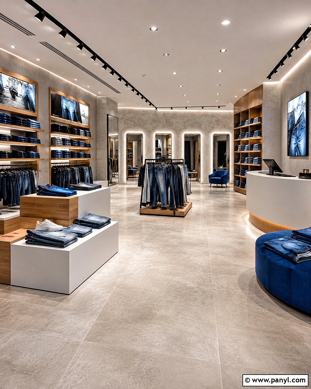 Modern Denim Store - 20 denim store ideas