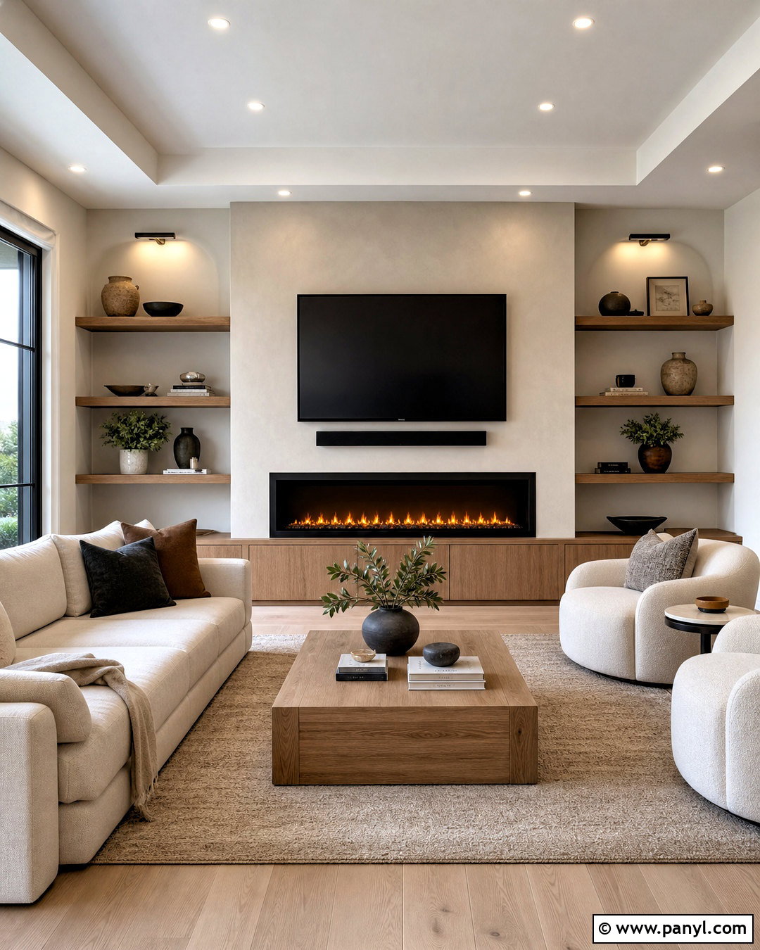 Modern Electric Fireplace TV Wall - 20 electric fireplace ideas with tv ideas