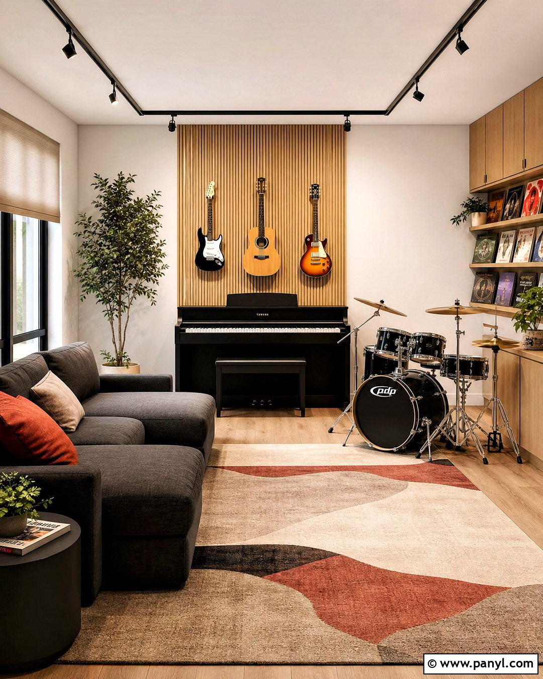 Modern Family Music Room - 20 family music room ideas