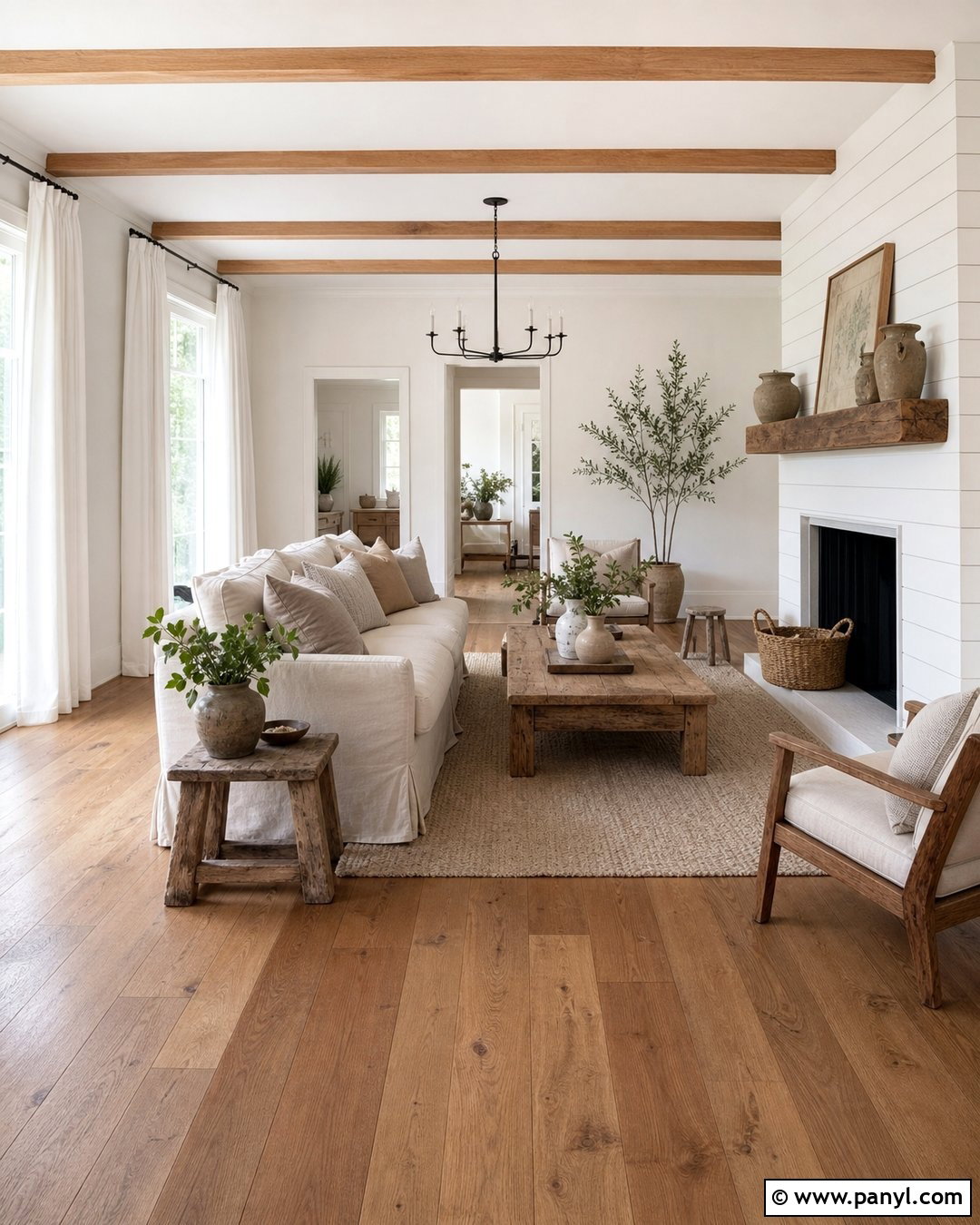 Modern Farmhouse Alabaster Walls With White Trim - 35 Alabaster Walls With White Trim Ideas