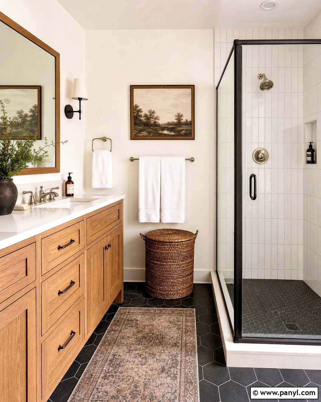 Modern Farmhouse Bathroom - 20 bathroom design ideas