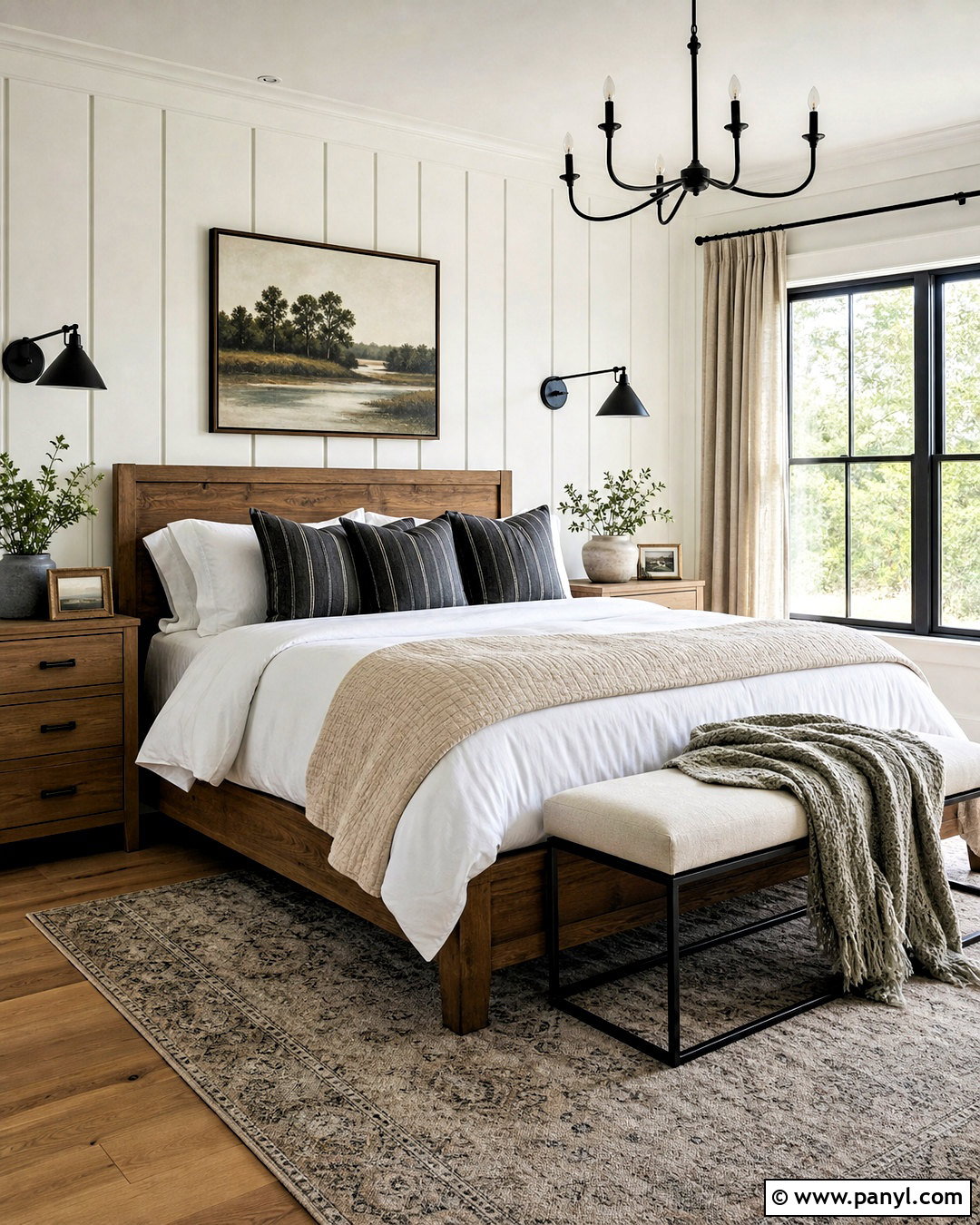 Modern Farmhouse Bedroom Interior - 20 bedroom interior ideas