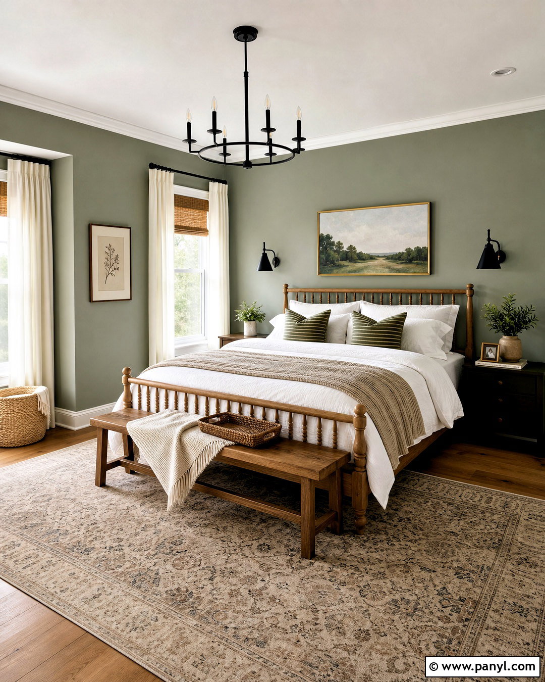 Modern Farmhouse Evergreen Fog Bedroom - 20 evergreen fog sherwin williams bedroom ideas