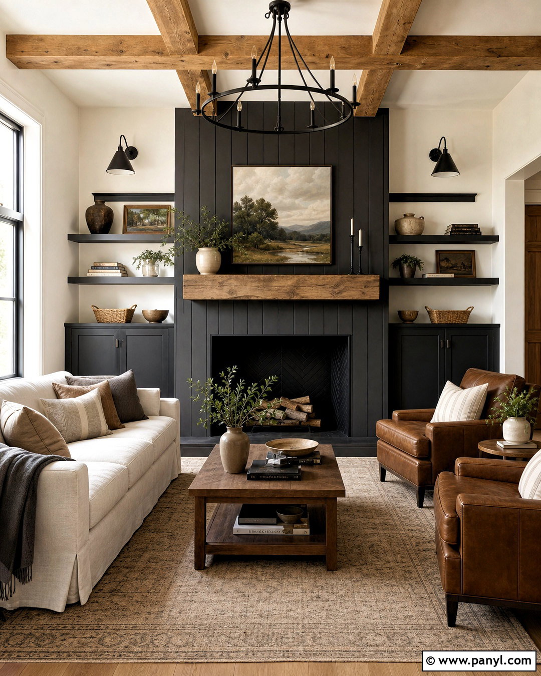 Modern Farmhouse Iron Ore Living Room - 20 iron ore living room ideas