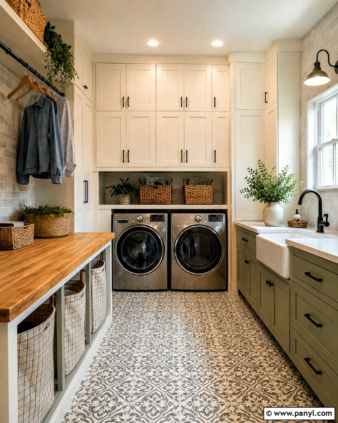 Modern Farmhouse Laundry Room - 20 modern farmhouse ideas