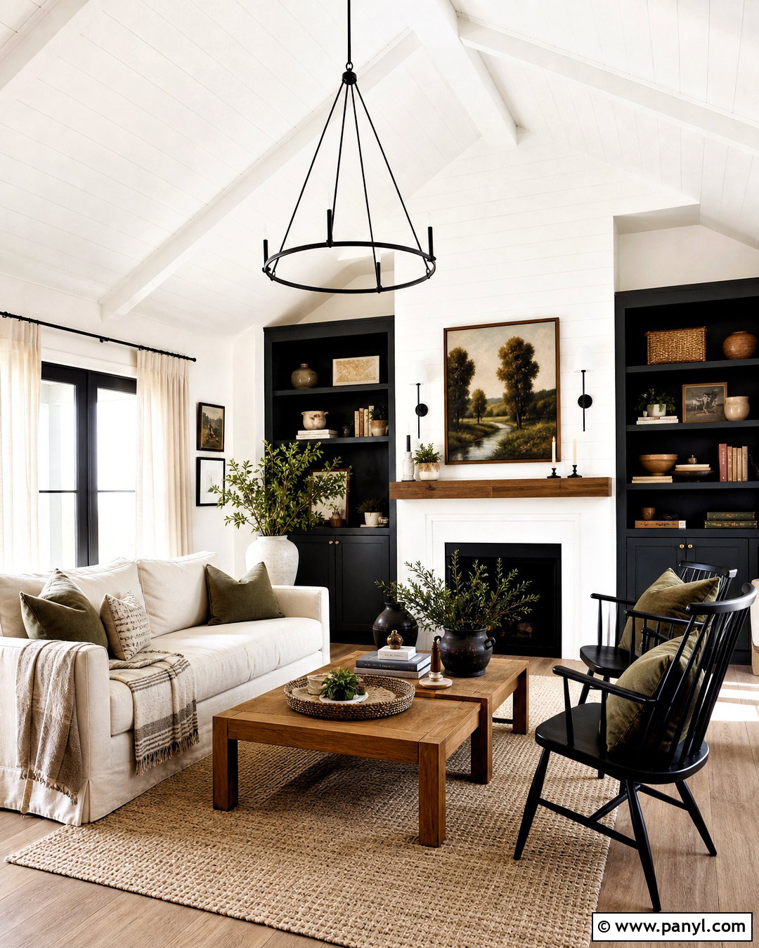 Modern Farmhouse Living Room - 20 modern living room decor ideas