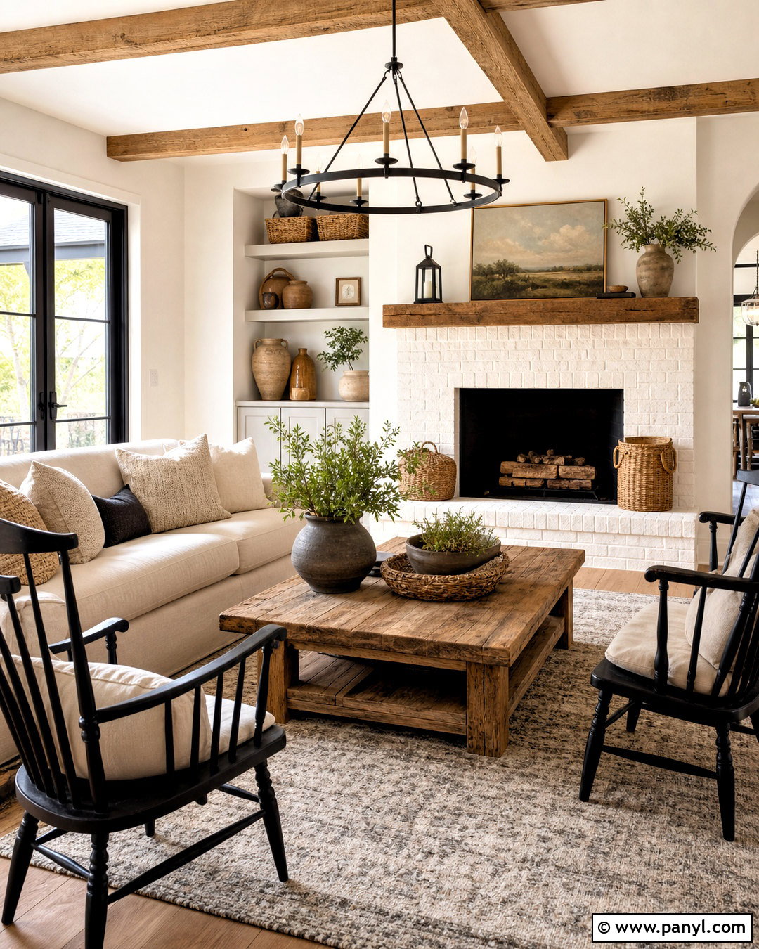 Modern Farmhouse Living Room - 20 aesthetic living room ideas