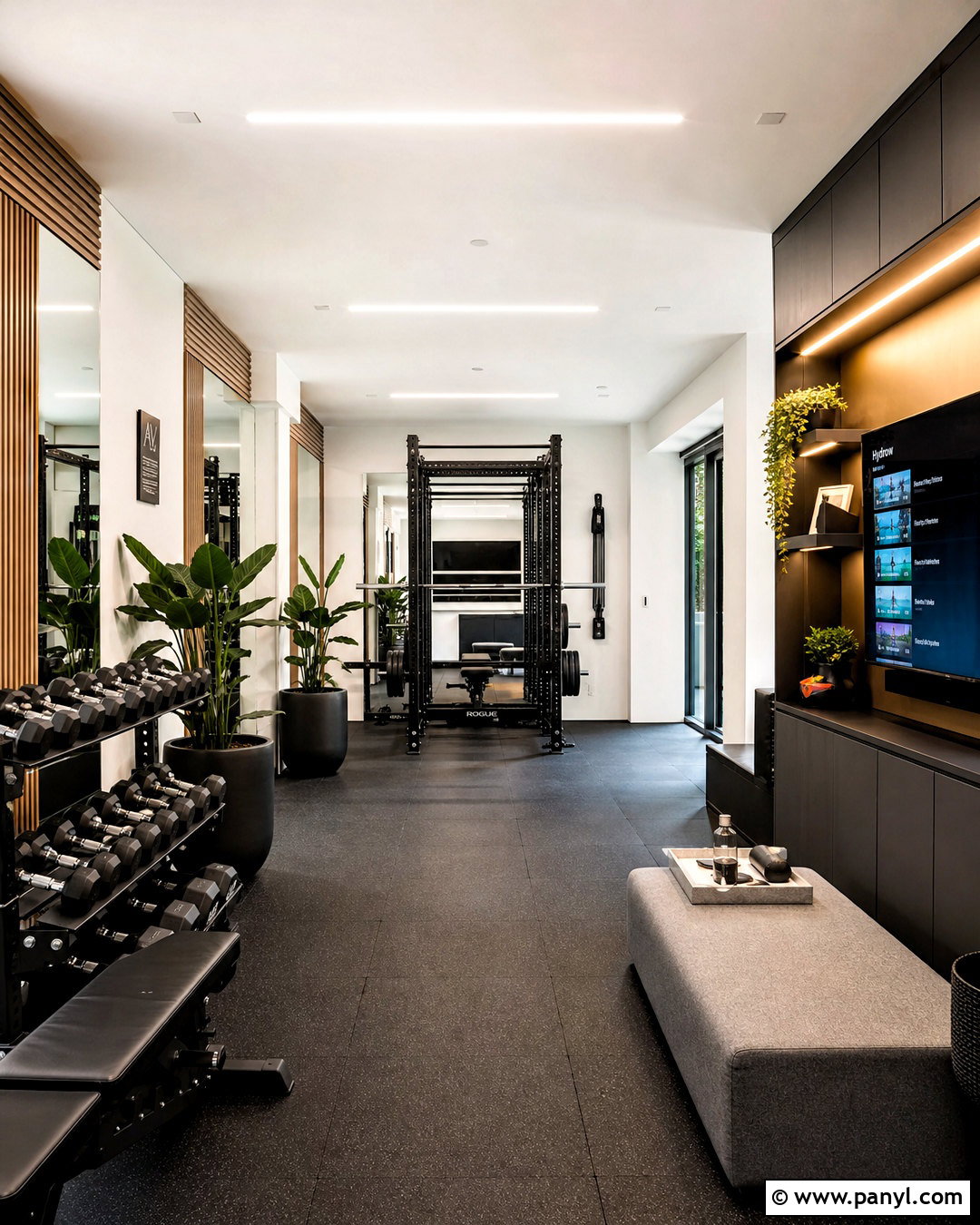Modern Fitness Studio Interior - 20 fitness studio design ideas