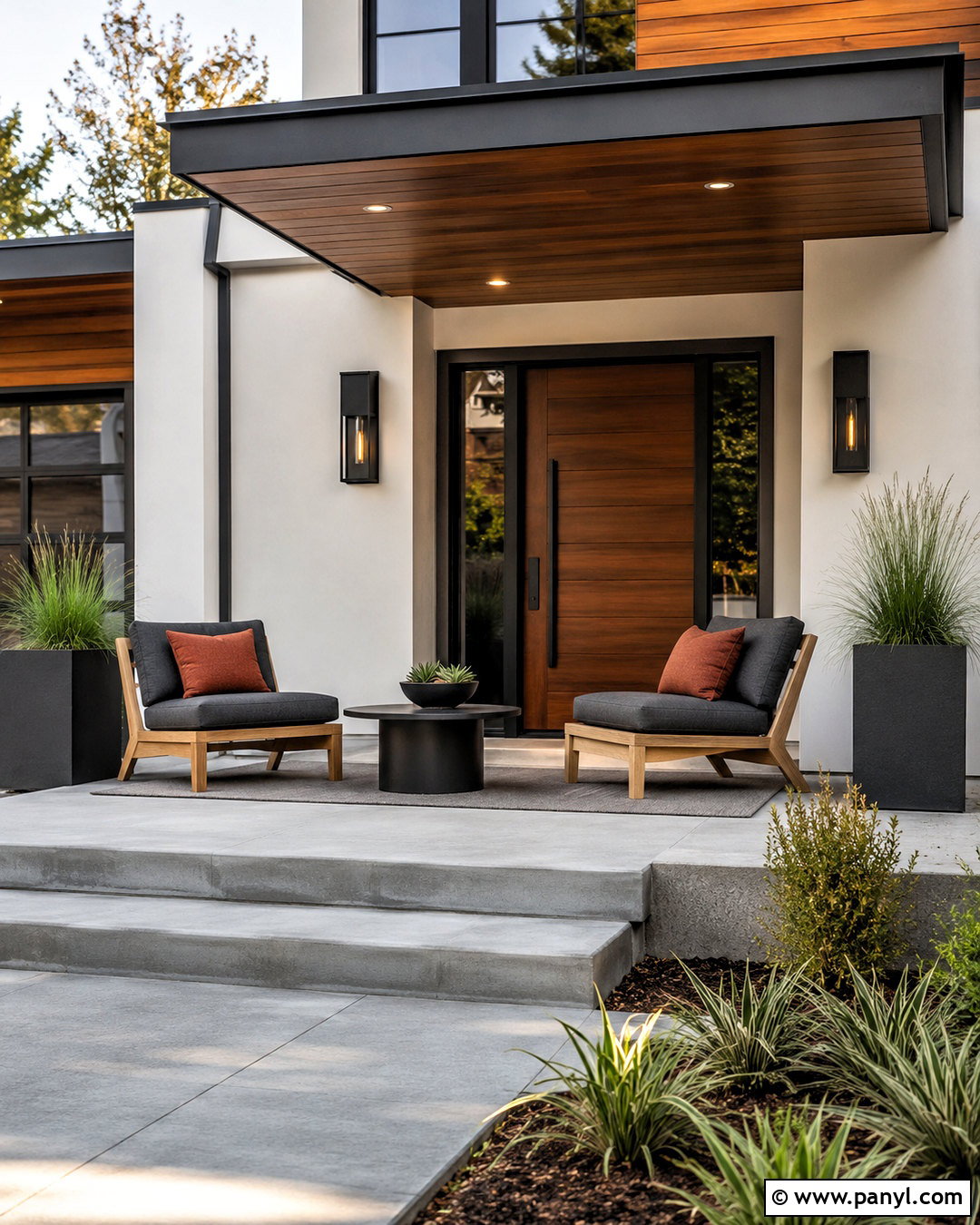 Modern Front Porch - 20 cozy front porch ideas