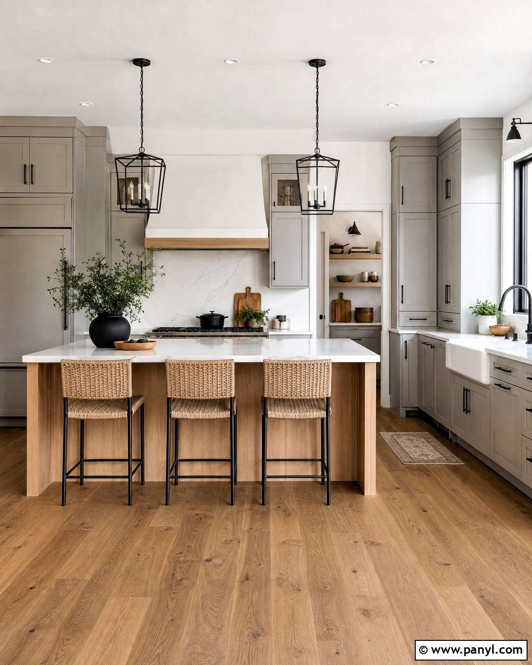 Modern Grey Farmhouse Kitchen - 20 grey farmhouse kitchen ideas