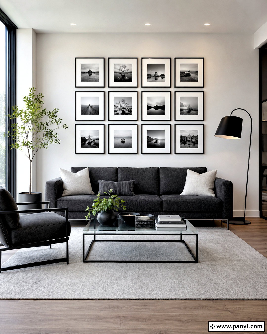 Modern Grid Photo Gallery Wall - 20 my photo gallery ideas