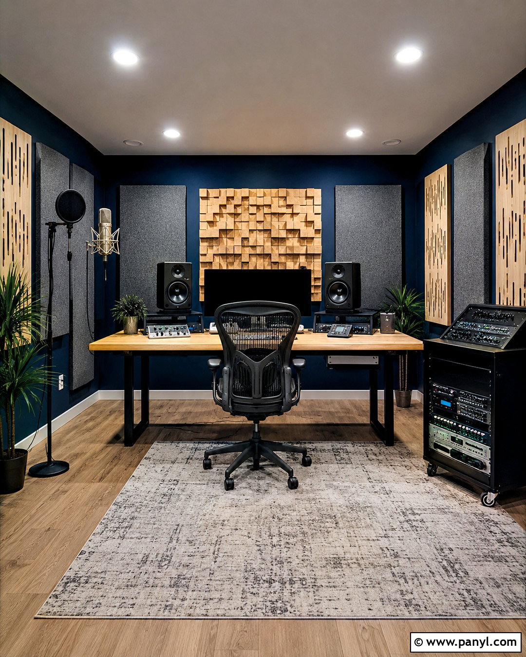 Modern Home Recording Studio - 20 modern music room ideas