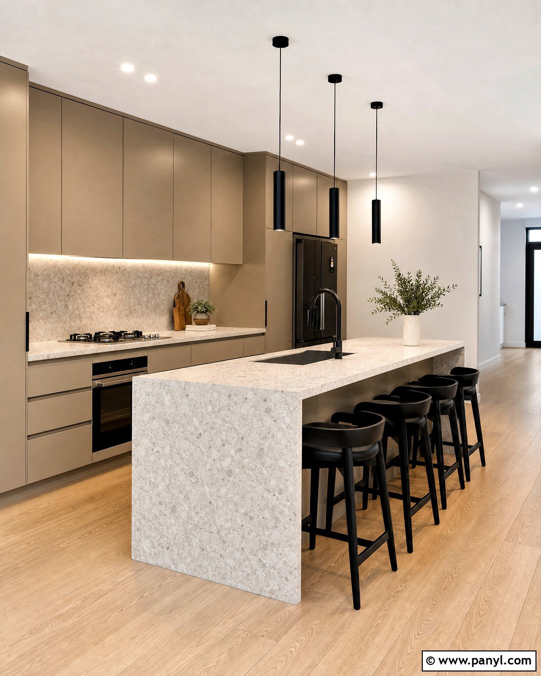 Modern Khaki Kitchen - 20 khaki kitchen ideas