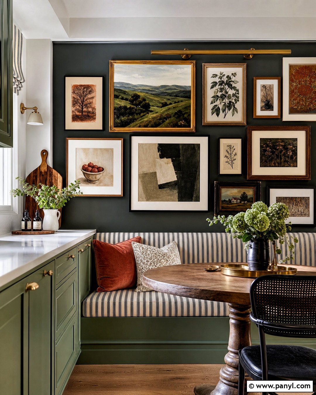 Modern Kitchen Gallery Wall - 20 kitchen statement wall ideas