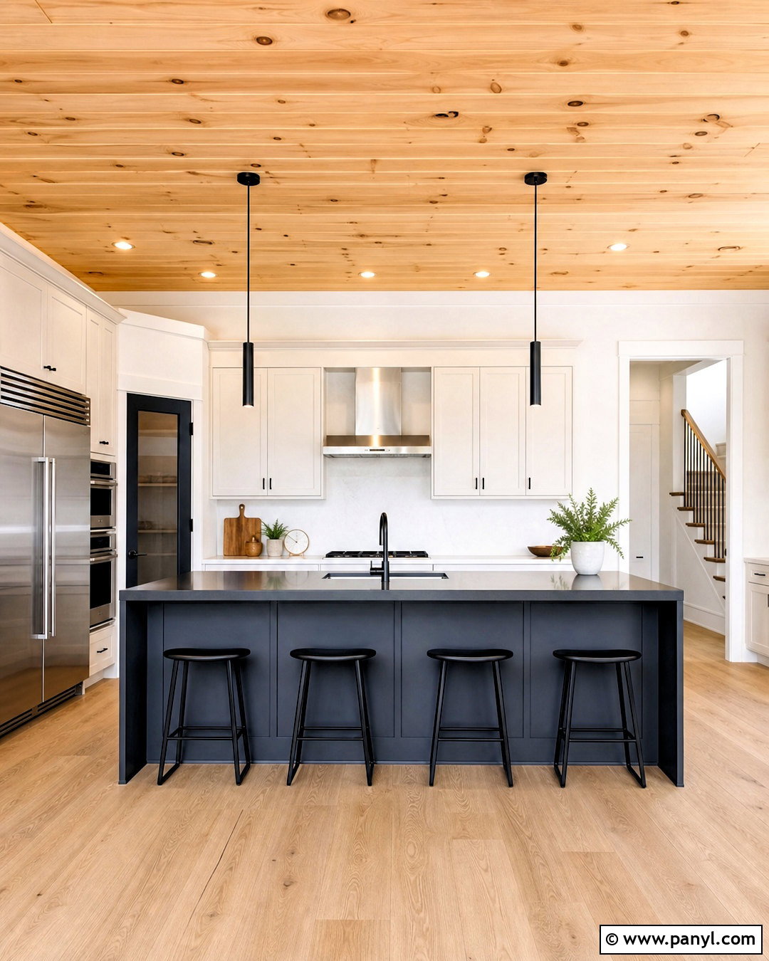 Modern Knotty Pine Ceiling Kitchen - 20 knotty pine ceiling ideas
