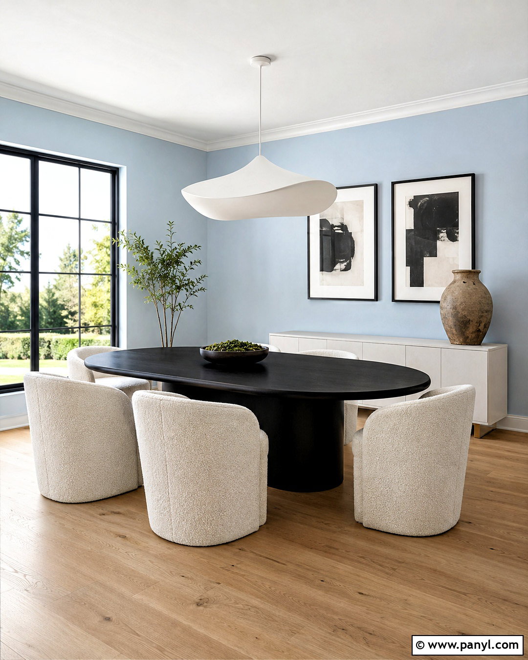 Modern Light Blue Dining Room - 20 light blue dining room ideas