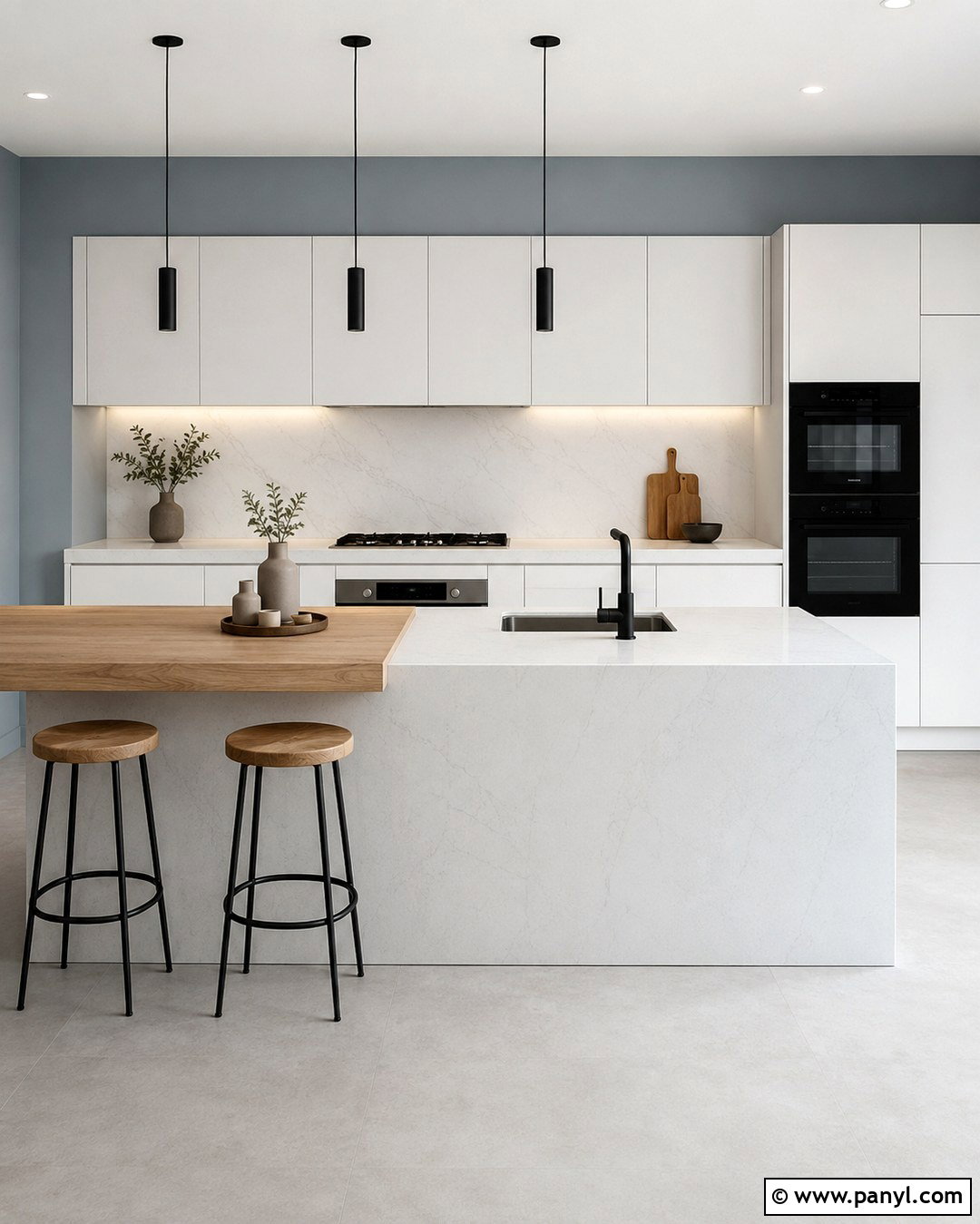 Modern Light Blue Grey Kitchen Walls - 20 Light Blue Grey Kitchen Walls