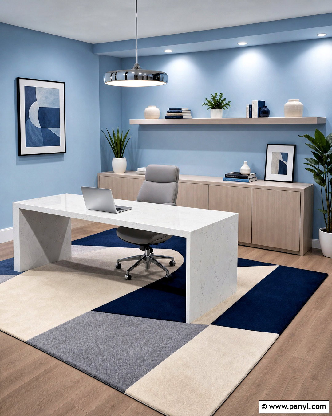 Modern Light Blue Office Walls - 20 light blue office walls