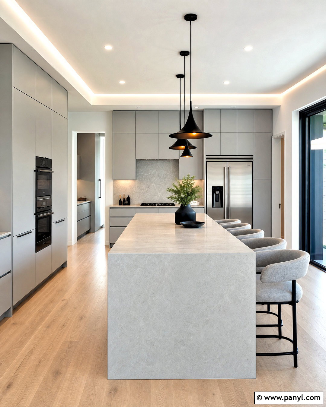 Modern Light Grey Kitchen - 20 light grey kitchen ideas