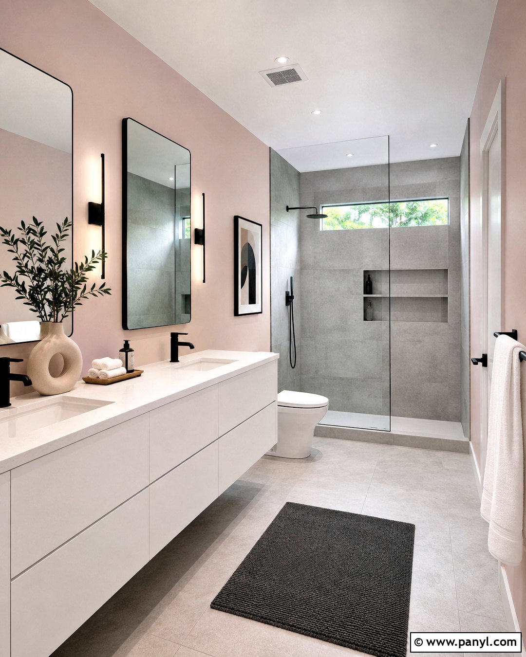 Modern Light Pink Bathroom Walls - 20 light pink bathroom walls