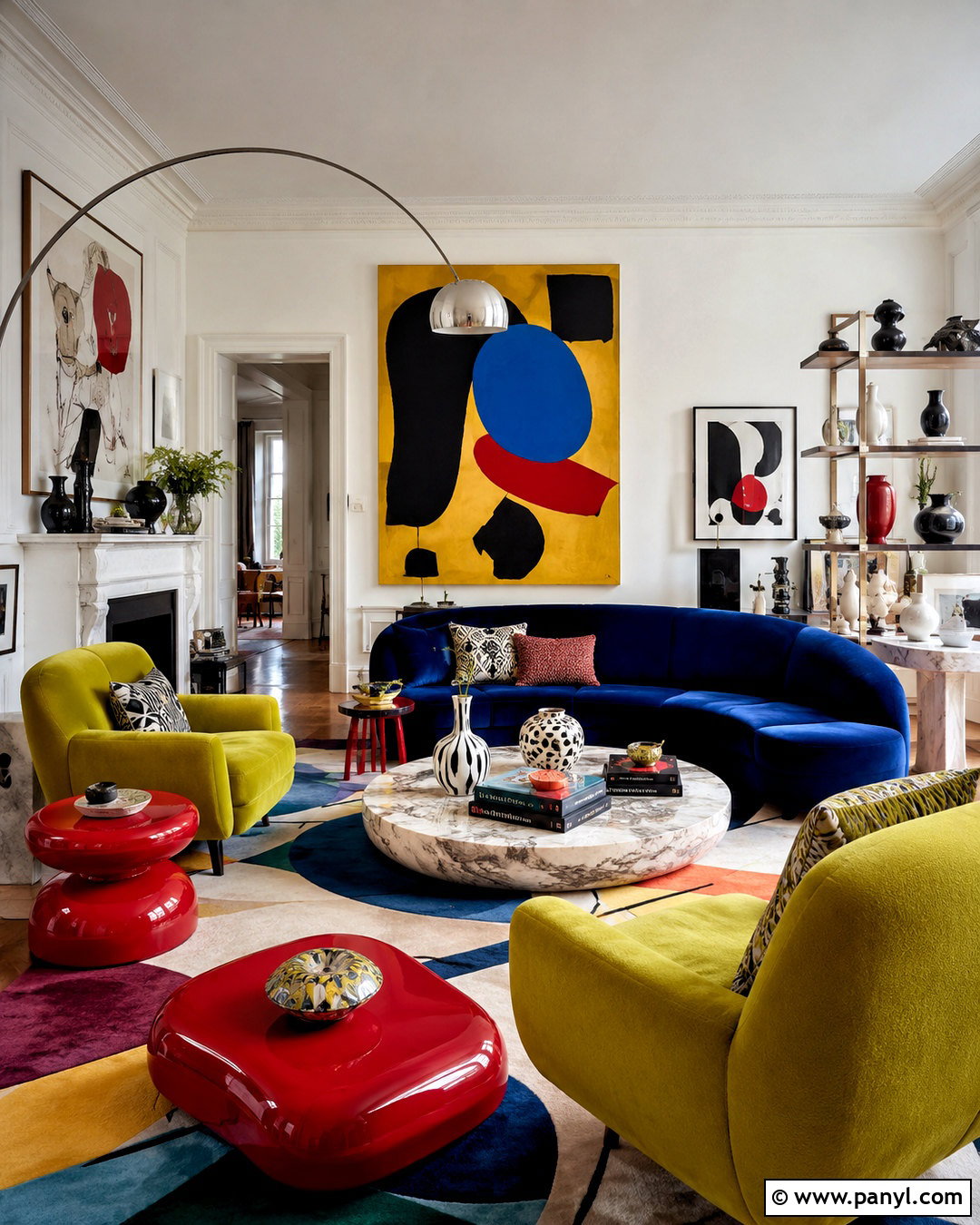 Modern Maximalist Living Room - 20 maximalist decor ideas
