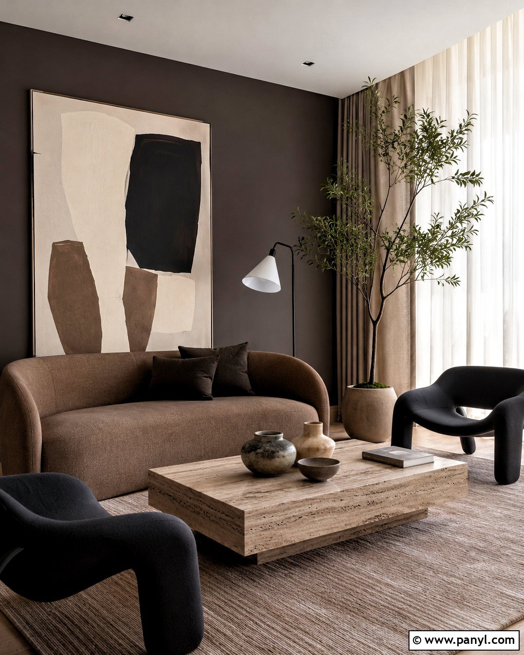 Modern Moody Living Room - 20 moody living room ideas