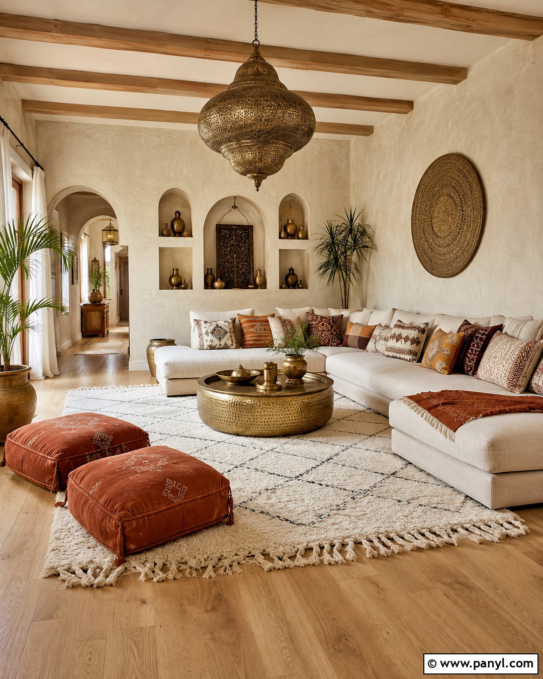 Modern Moroccan Living Room - 20 morroco interior design ideas