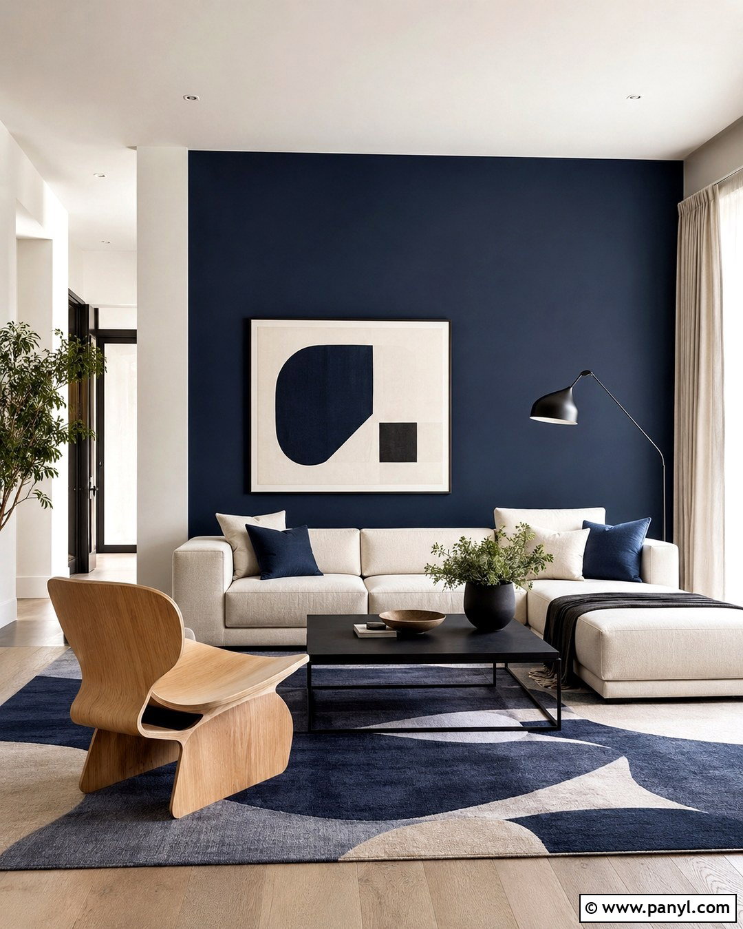 Modern Navy Blue And Cream Living Room Walls - 20 Navy Blue And Cream Walls