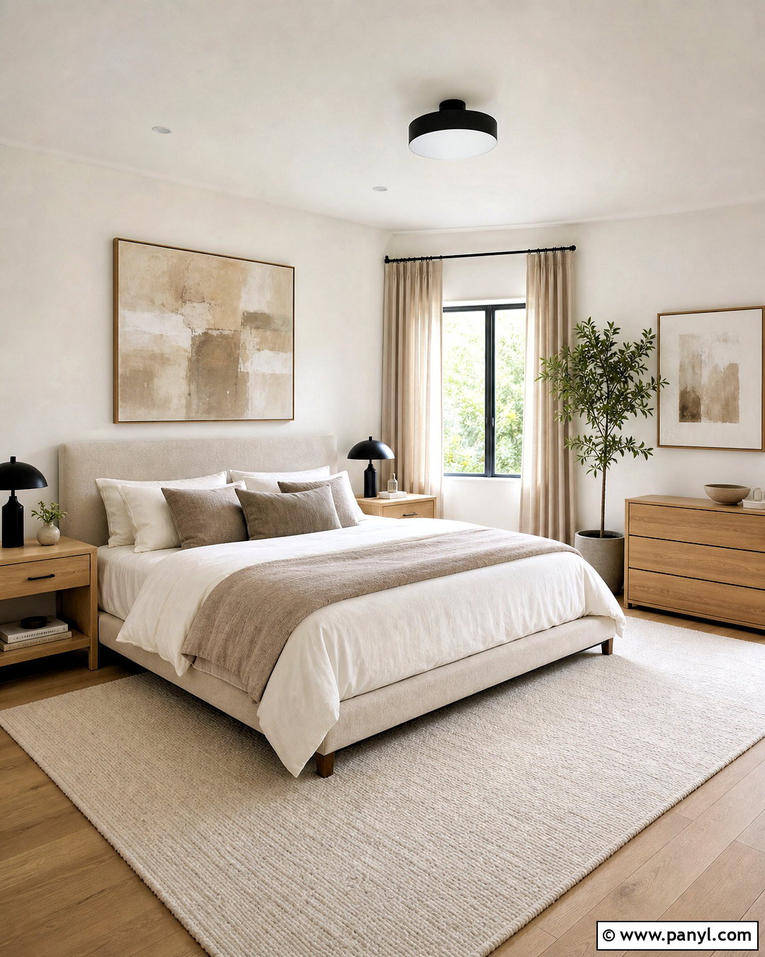 Modern Neutral Bedroom - 20 room decor bedroom ideas