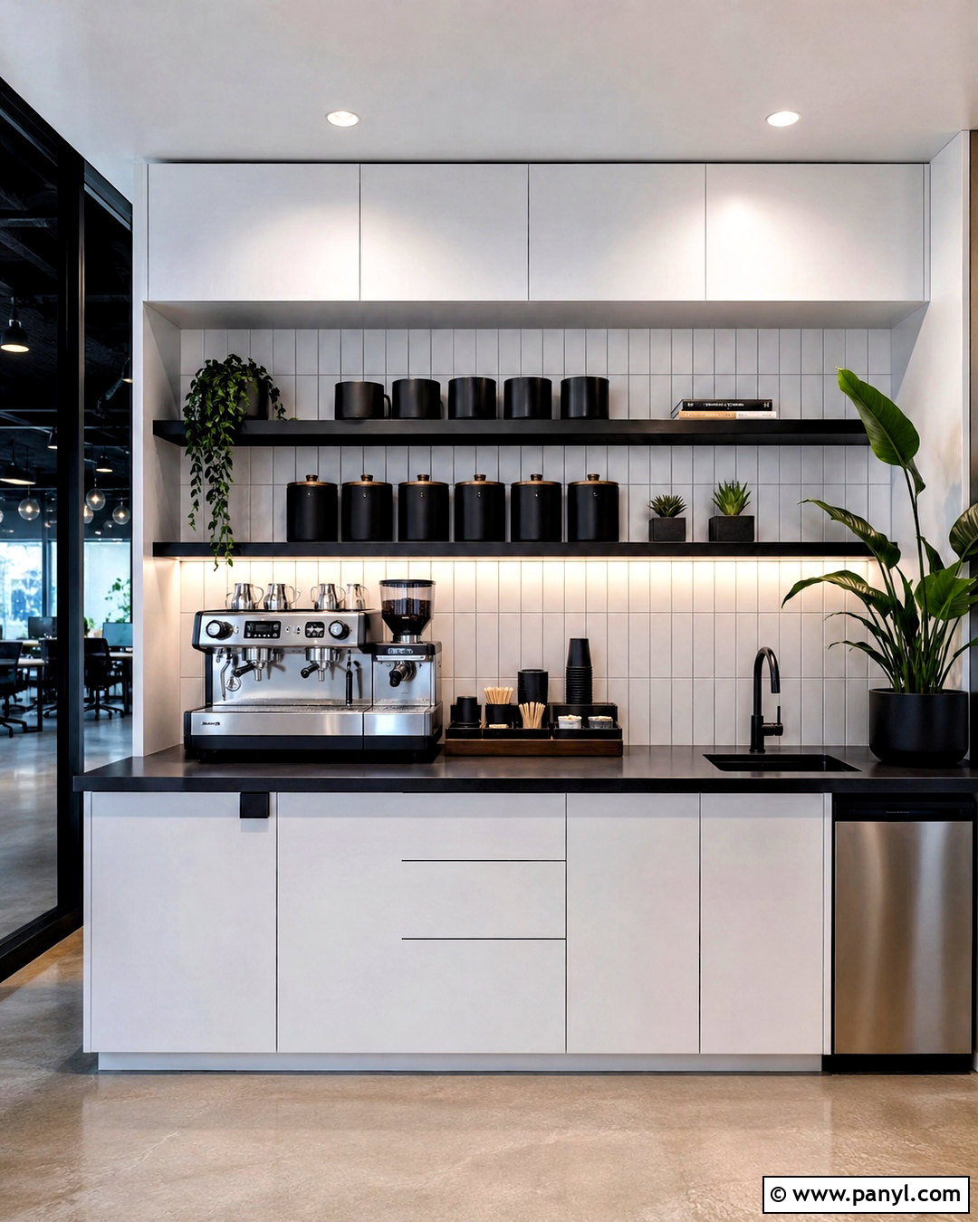 Modern Office Coffee Bar - 20 office coffee bar ideas