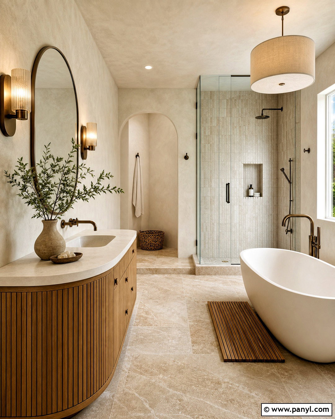 Modern Organic Bathroom - 20 bathroom design ideas