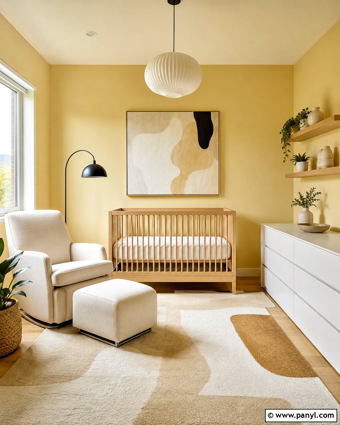 Modern Pale Yellow Nursery - 20 pale yellow nursery ideas