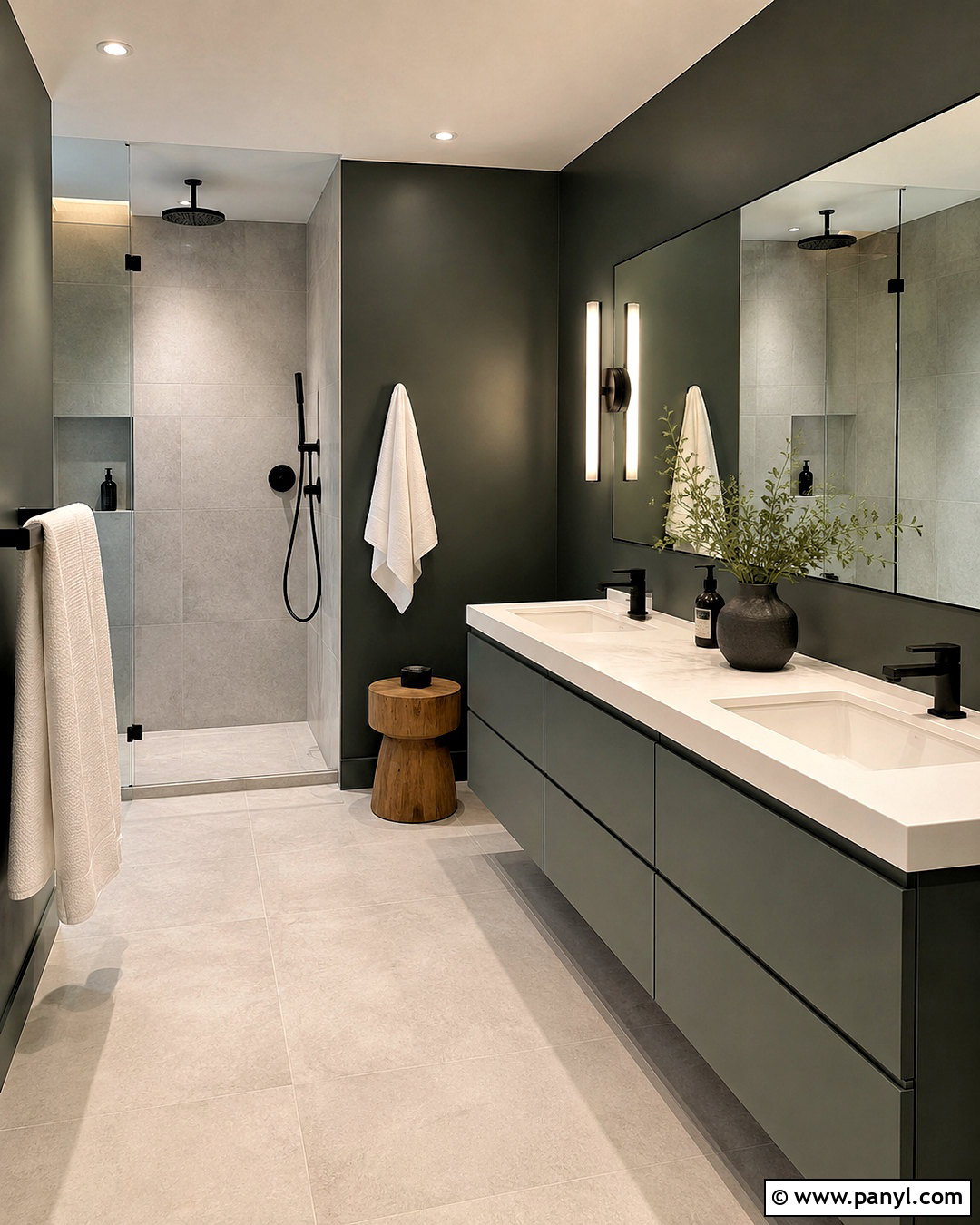 Modern Pewter Green Bathroom - 20 pewter green bathroom ideas