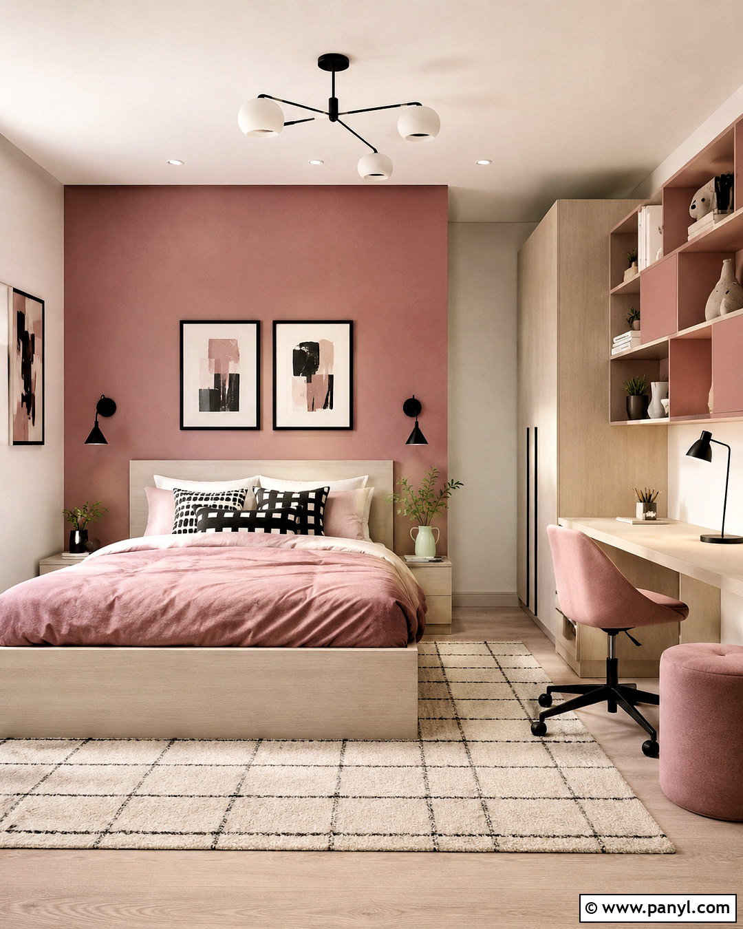 Modern Pink Girls Bedroom - 20 pink bedrooms for girls kids
