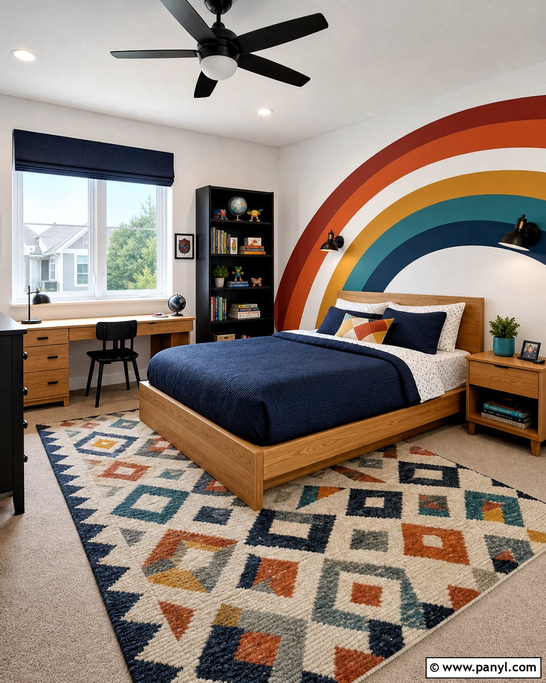 Modern Rainbow Boys Room - 20 rainbow boys room ideas