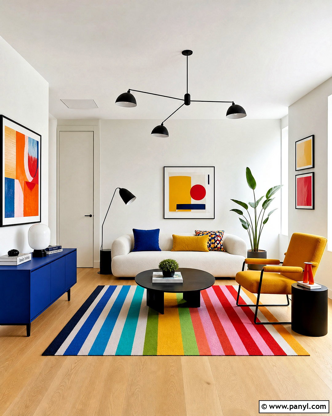 Modern Rainbow Room - 20 rainbow room ideas