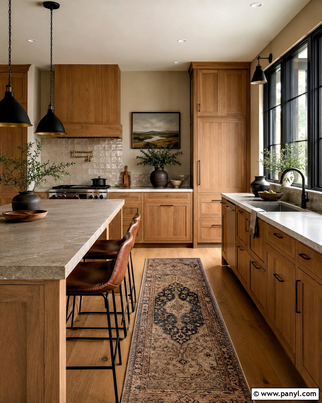 Modern Rustic Kitchen - 20 cozy kitchen aesthetic ideas