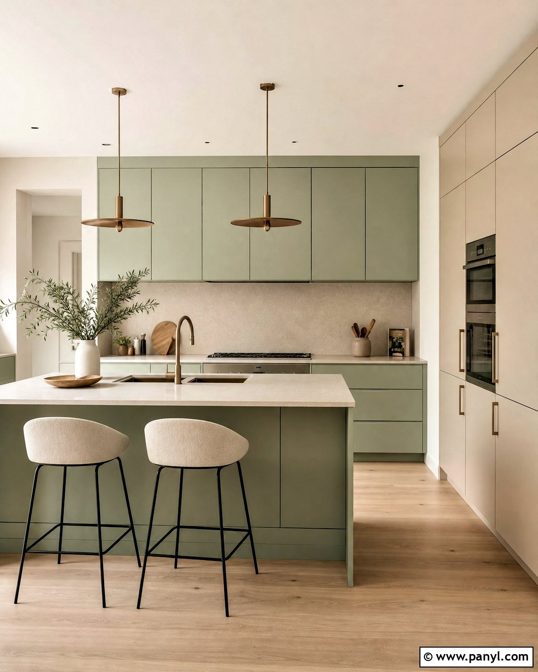 Modern Sage Green And Cream Kitchen - 20 sage green and cream kitchen ideas