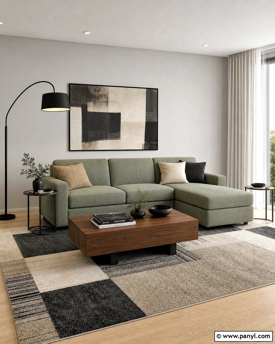 Modern Sage Green And Grey Living Room - 20 sage green and grey living room ideas