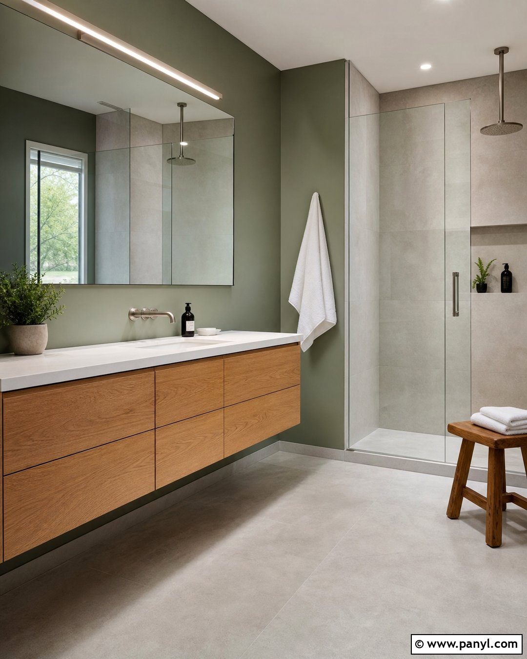 Modern Sage Green Bathroom Walls - 35 sage green bathroom walls