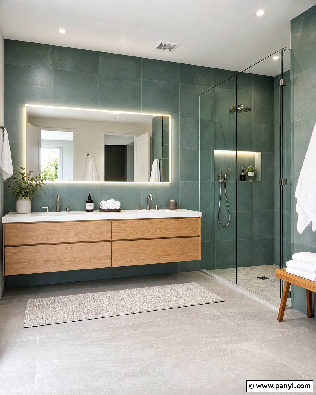 Modern Sea Green Bathroom - 20 sea green bathroom ideas