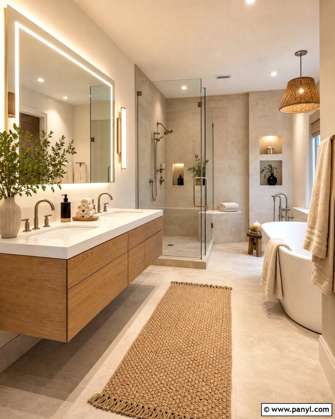 Modern Spa Bathroom - 20 bathroom ideas