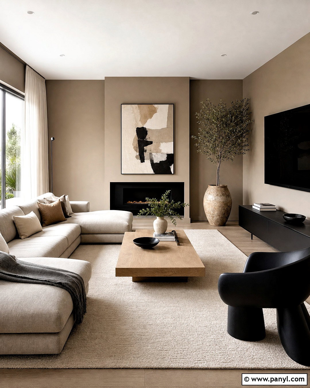 Modern Taupe Walls Living Room - 20 taupe walls living room ideas