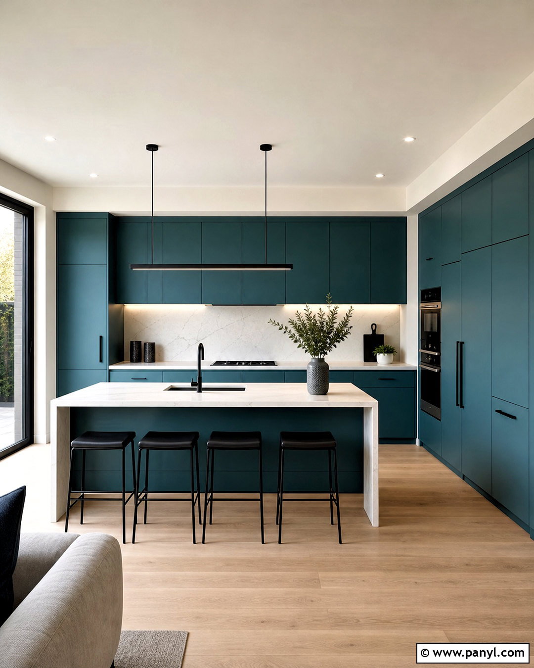 Modern Teal Kitchen - 20 teal kitchen ideas