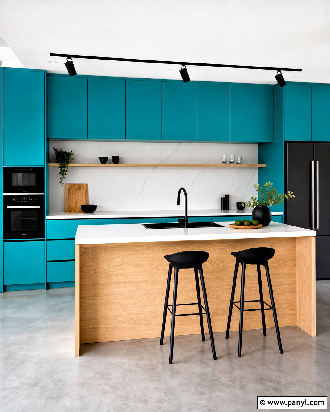 Modern Turquoise Kitchen - 20 turquoise kitchen ideas