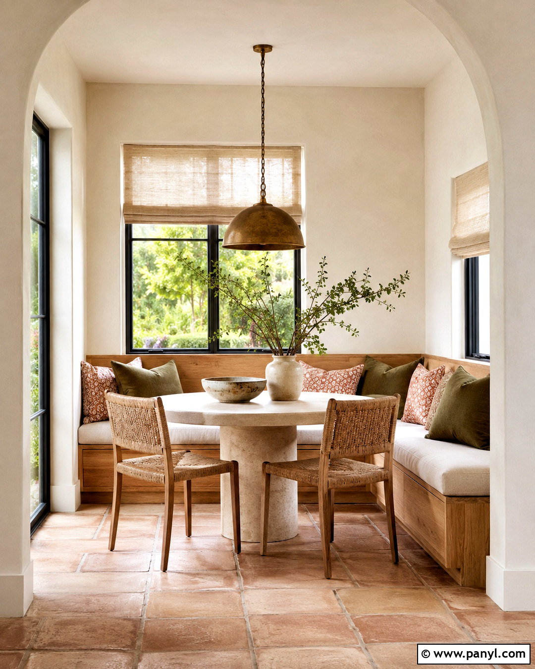 Modern Tuscan Breakfast Nook - 20 modern tuscan home interiors